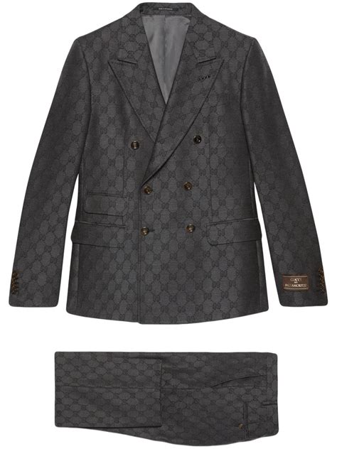 black and gold gucci suit